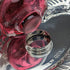 1896 British Antique Sterling Silver Inkwell and Saucer Set Sibray, Hall